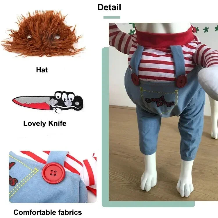 Killer Doll Walking Costume for Dogs & Cats